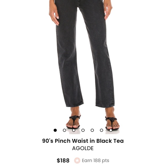 Agolde 90’s pinch waist jeans size 23 - Picture 3 of 3